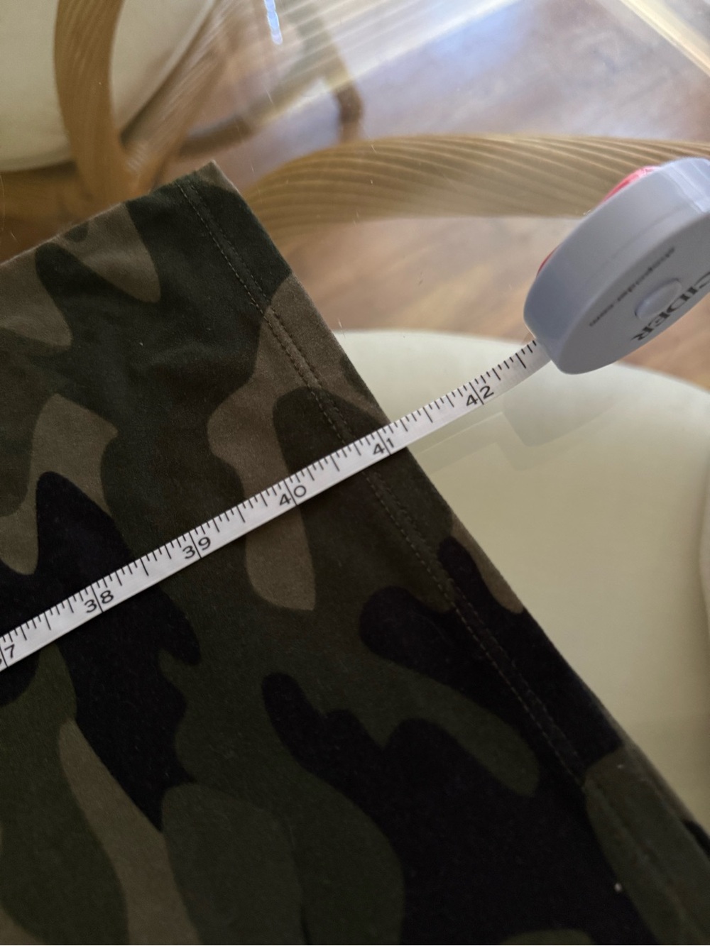 Women’s Camo Bodycon Dress - Olive Green Camouflage - Picture 2 of 2